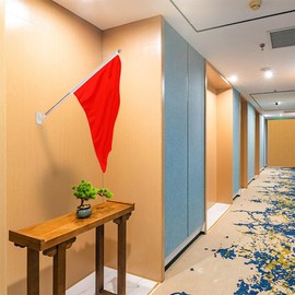 IWOWHERO Pack of 3 Metal Flagpole Base, Adjustable Base, Flagpole Base, Wall Flag Holder, Flag Holder, Metal Flag Pole Kit, Plastic Flagpole Seat, Flag Pole, White