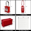 Lockout Tagout Kit Electrical Loto - Group Lockout Hasps, Lockout
