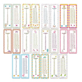 Creanoso Skip Counting Chart Bookmark Cards - Llama Theme (2-Set X 11 Cards) – Daily Counting Homeschool Fun Learning Bookmark Set