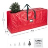 Christmas Storage Bag - 9ft Polyethylene Christmas Tree Box, Triple