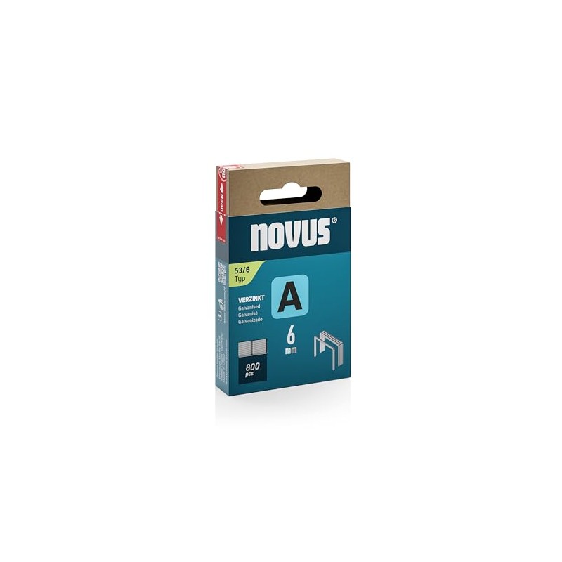 Novus Tools 042-0776 Fine Wire Staple A Staple Type 53,