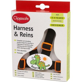 Clippasafe Designer Harness & Reins - Dinosaur