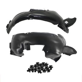 Parts N Go Fender Liner Set w/Clips For 2011-2018 Jetta Front Driver & Passenger Side Left Right VW1248120 VW1249120 5C6805911 5C6805912