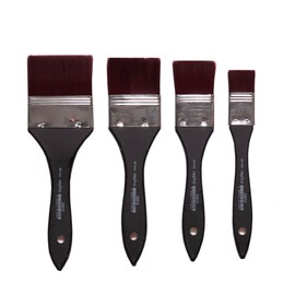 Repino Glaze Brush Artist Brush Set Finest Quality (Width 60 mm, 50 mm, 40 mm, 25 mm) Primer Brush Wash Brush Set