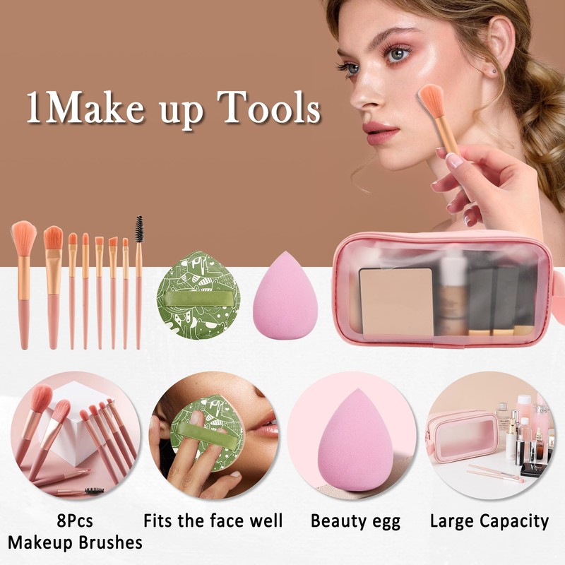 All in One Makeup Kit for Women Full Kit,Travel Makeup