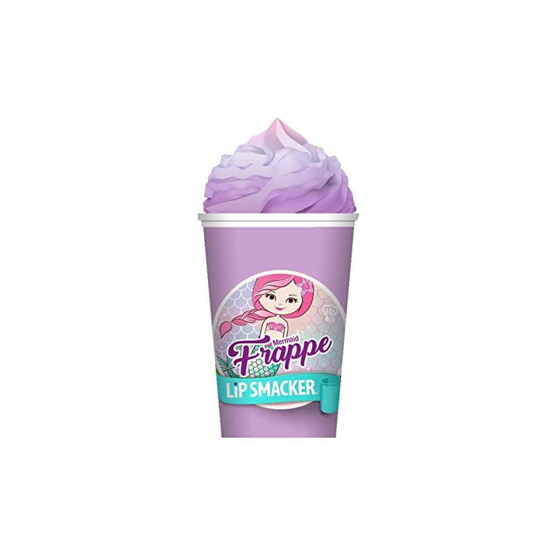 Lip Smacker Frappe Cup bálsamo labial, Sirena, Mermaid, 0.26 Ounce