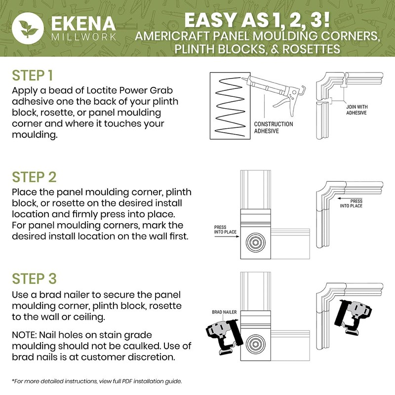 3 1/2"W x 3 1/2"H x 7/8"P Americraft Solid Paint