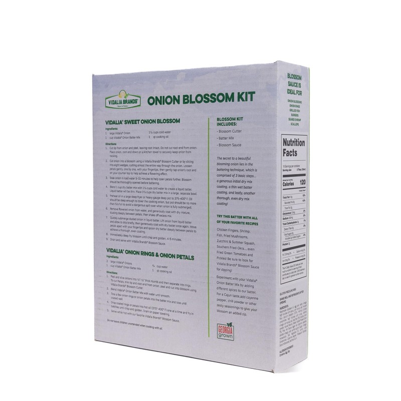 Vidalia Onion Blossom Kit – Includes Onion Cutter, Batter Mix