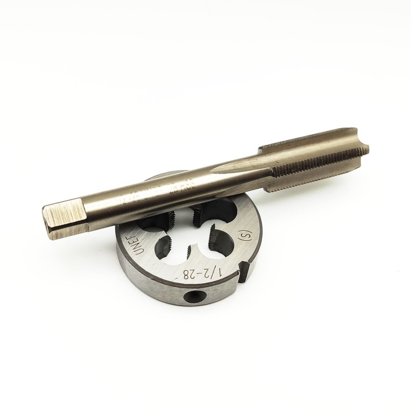 AtticZone 1/2"-28 UNEF Tap and Die, 1/2 x 28 UNEF