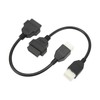 2PCS 6 Pin OBD‑OBD2 Motorcycle Diagnostic Scanner Cable Replacement for