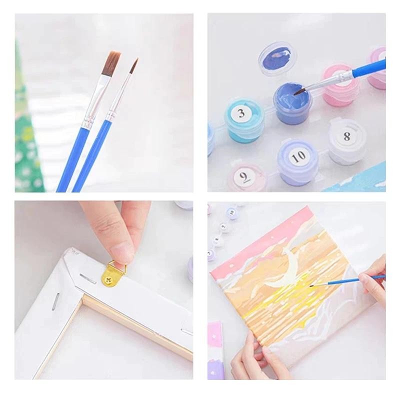 DIY Paint By Numbers Kit – Framed & Unframed (Easy