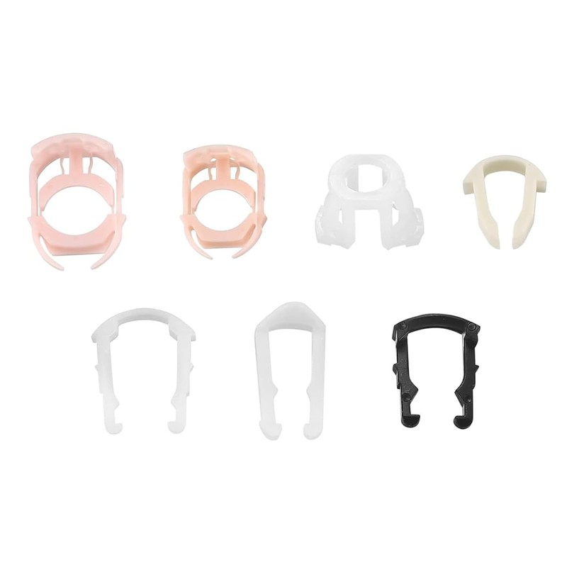 Durlo 70 Pcs Automotive Fuel Line Retaining Clips Kit, Nylon