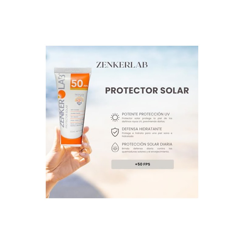 Protector Solar Zenkerlab +50 FPS 60g