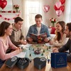 MOVINPE D&D Dice Box with Dice Set – Heart-Shaped Polyhedral