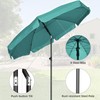 AMMSUN Patio Umbrella, 6.5 ft Outdoor Table Umbrella with Tilt