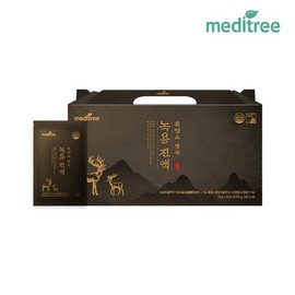 Meditree 메디트리 흑염소 담은 녹용진액 1박스(30포) Meditree Black Goat Antler Extract 1 Box (30 Pouches)