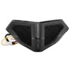 EVGATSAUTO Motorcycle LED Taillight, 1Pc Smoky Lens LED Tail Light,
