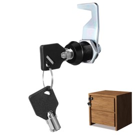 DIYEAH 2 Juegos De Cerraduras De Leva Tubulares Para Gabinetes Muebles Cajas De Herramientas Cerraduras De Escritorio De Repuesto Cerraduras De Cilindro De Seguridad Para Unidades De