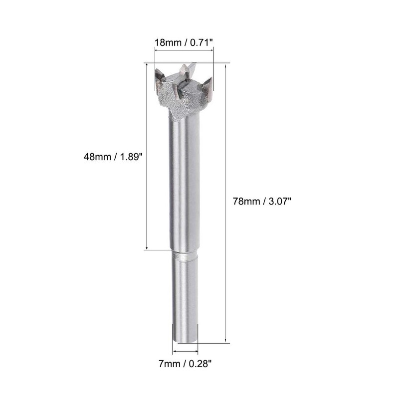 MACHSWON Forstner Drill Bits Tungsten Carbide Wood Hole Saw Opener