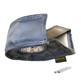 Carbon Fiber T4 Turbo Blanket Heat Shield charger Cover Wrap for T4 GT40 GT42 GT45 With Locking Springs,Cover Carbon Turbo Charger Cover Heat Shield Barrier Fiber Turbo Blanket Turbocharger