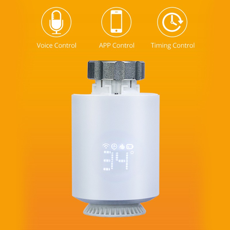 Wireless Smart Radiator Thermostat Programmable Intelligent Temperature Controller NTC Sensor