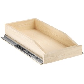 LOVMOR Single Pull Out Organizer 10-1/2”W x 21”D, Soft Close Slide Out Drawer Storage Shelves for Kitchen, Wood Cabinet Shelf Pull-Out Organizer Storage for Base Cabinet