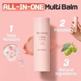 EUNYUL Moisture Glow Multi Balm Pen, Eye Care for Normal to Dry Skin, Against Dark Circles and Eye Bags, Korean Skin Care