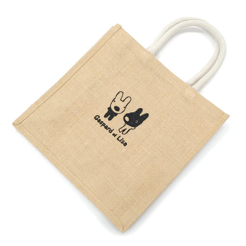 Deercars 3001QE0010 Embroidered Jute Bag (M) - Lisa and Gaspard,