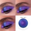 evpct Royal Blue Purple Duochrome Eyeshadow Palette Makeup, Metallic Chameleon
