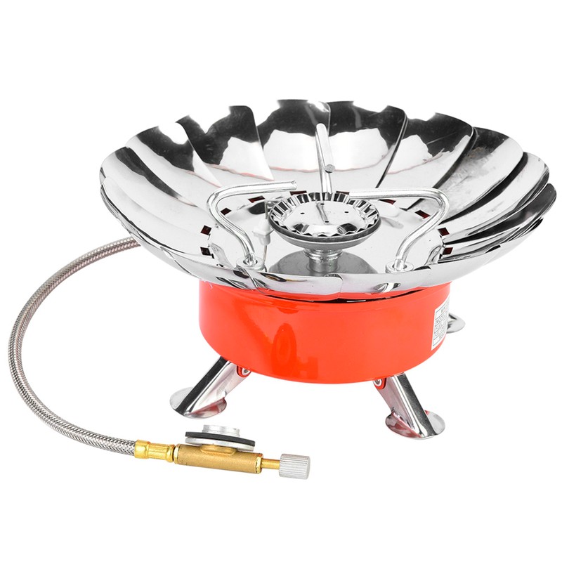 Outdoor Windproof Folding Camping Portable Mini Burner Picnic Barbecue Gas