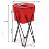 Household Essentials 2170-1 Standing Ice Cooler, Red