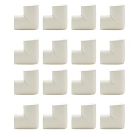 Child Safety Corner Protectors, Furniture Soft Edge Protector Proofing Corner Guards Right Angle Protectors for Table, Desk, Crib, Fireplace, Corner (Beige, 16PCS)