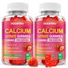 Calcium Citrate Gummies 1200mg, Chewable Calcium Supplements for Women &