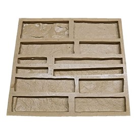 Veneer Stone Rubber Mold for Concrete or Plaster, EZ Stack Flats, 22.75x20.5, Version 4, Recycled Material