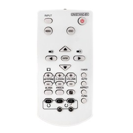 AULCMEET YT-141 Replacement Remote Control Compatible with Casio Video DLP Projectors XJ-F20XN, XJ-V10X, XJ-V110W, XJ-F210WN, XJ-UT310WN, XJ-F100W, XJ-F10X, XJ-F200WN, XJ-V100W