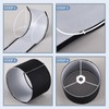 Weewooday Fabric Lampshade for Ceiling with E27 to E14 Adapter