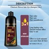 Dark Wine Red Hair Dye Shampoo 3 in 1 for