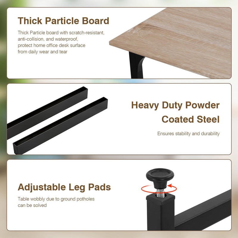 FDW 39 inches Computer Desk, Modern Simple Style Desk for