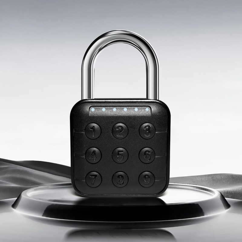 Relihom Combination Lock for Locker, Smart Padlock with Code TUYA