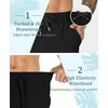 Susclude Mens Pants Casual Lightweight Stretch Beach Pants for Men
