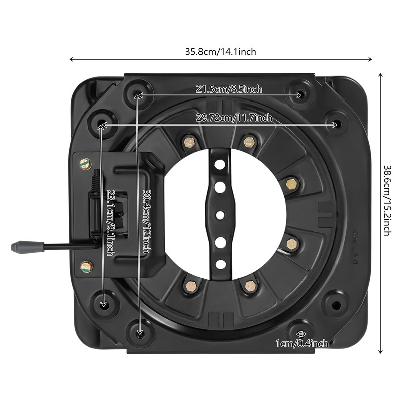 360 Degree Rotatable Seat Swivel Base,Heavy Duty Steel Plate Swivel