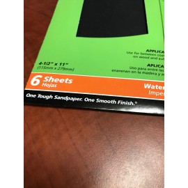 Gator Power New Lot Of 2 Gator 6-Pack 400-Grit 4.5-in W x 11-in L Sanding Sheet Sandpaper