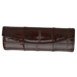 Eelskin Lipstick Cosmetic Case (Burgundy)