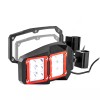 DYSO UTV Side Rear View Mirrors w/ Spot Lights For