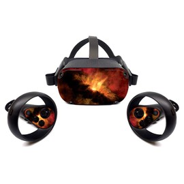 MIGHTY SKINS MightySkins Skin Compatible with Oculus Quest - Spacial Overload | Protective, Durable, and Unique Vinyl Decal wrap Cover | Easy to Apply, Remove, and Change Styles | Made in The USA