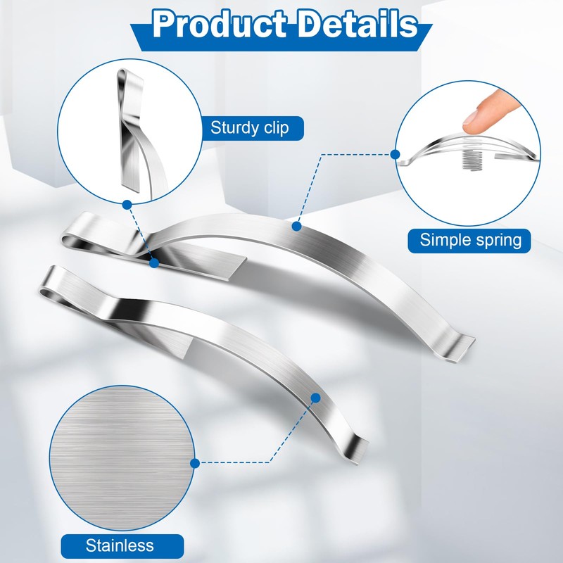 100 Pcs Corner Mount Flat Window Spring Stainless Steel Window