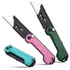 WORKPRO 3-Pack Folding Utility Knife, Compact EDC Box Cutter with