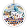 Panama City Beach Tropical Paradise Ornament, Florida Coastal and Souvenir