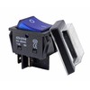 Rocker Switch Blue with Waterproof Cover, 30 A 250 ~