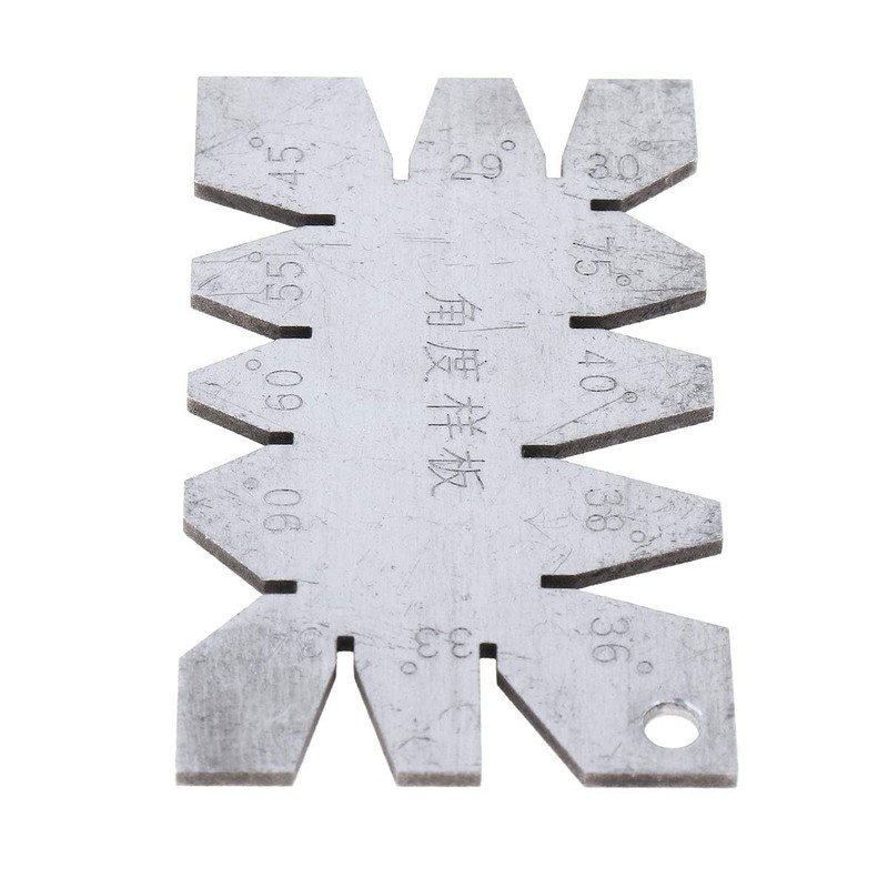 Smgda Screw Thread Gauge, Cutting Angle Gauge, 29°- 90° Multiple